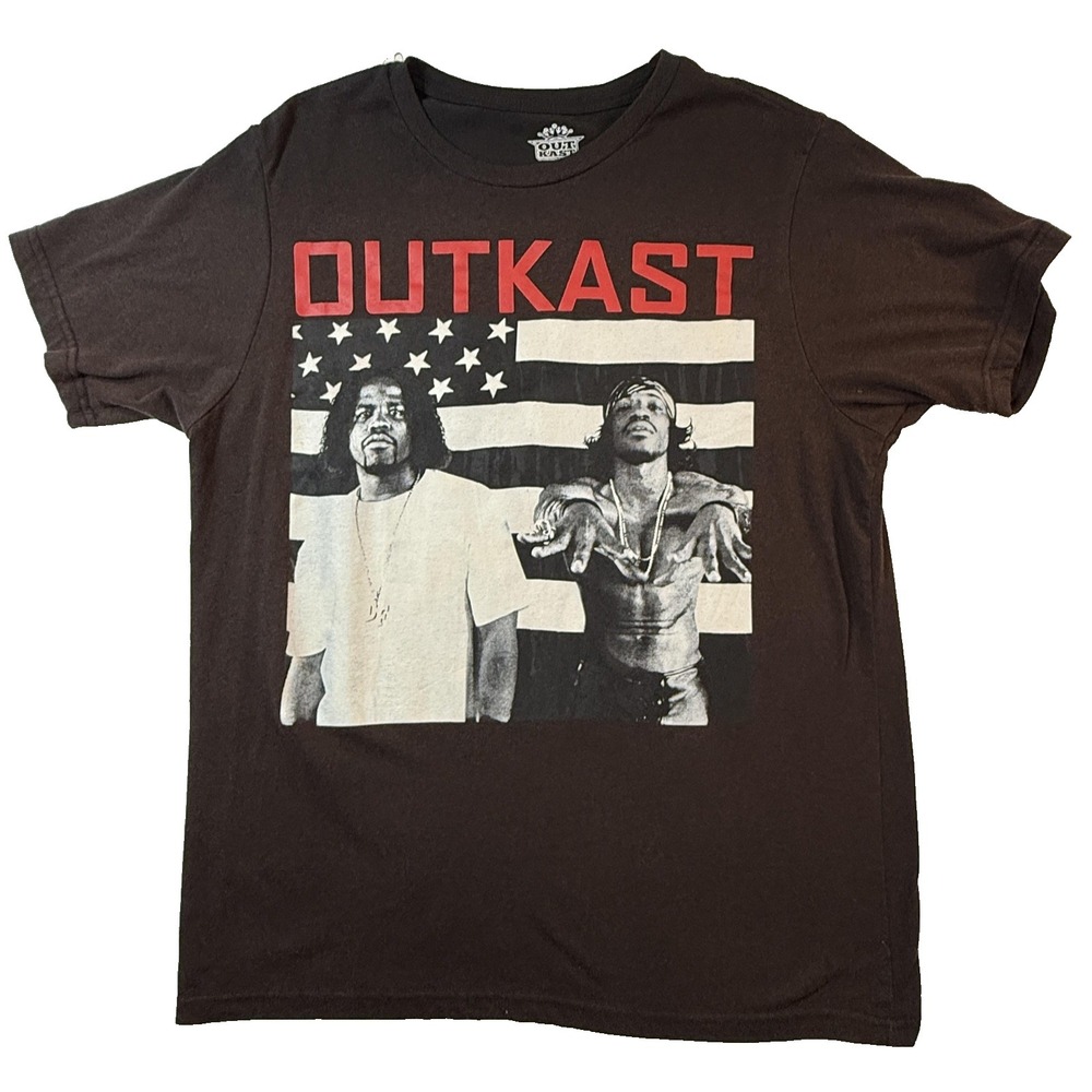 Outkast T Shirt Mens Brown Stankonia Hip Hop Y2K Streetwear